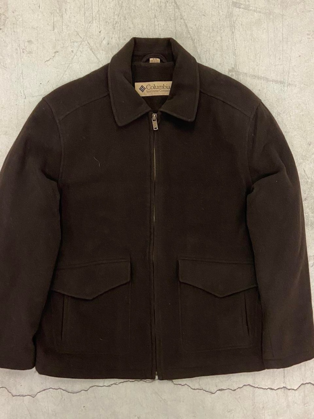 Columbia Men's Brown Zip-Front Field Jacket